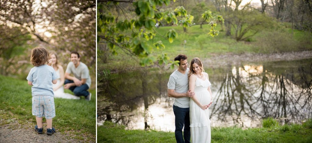 Arnold Arboretum maternity photography Session