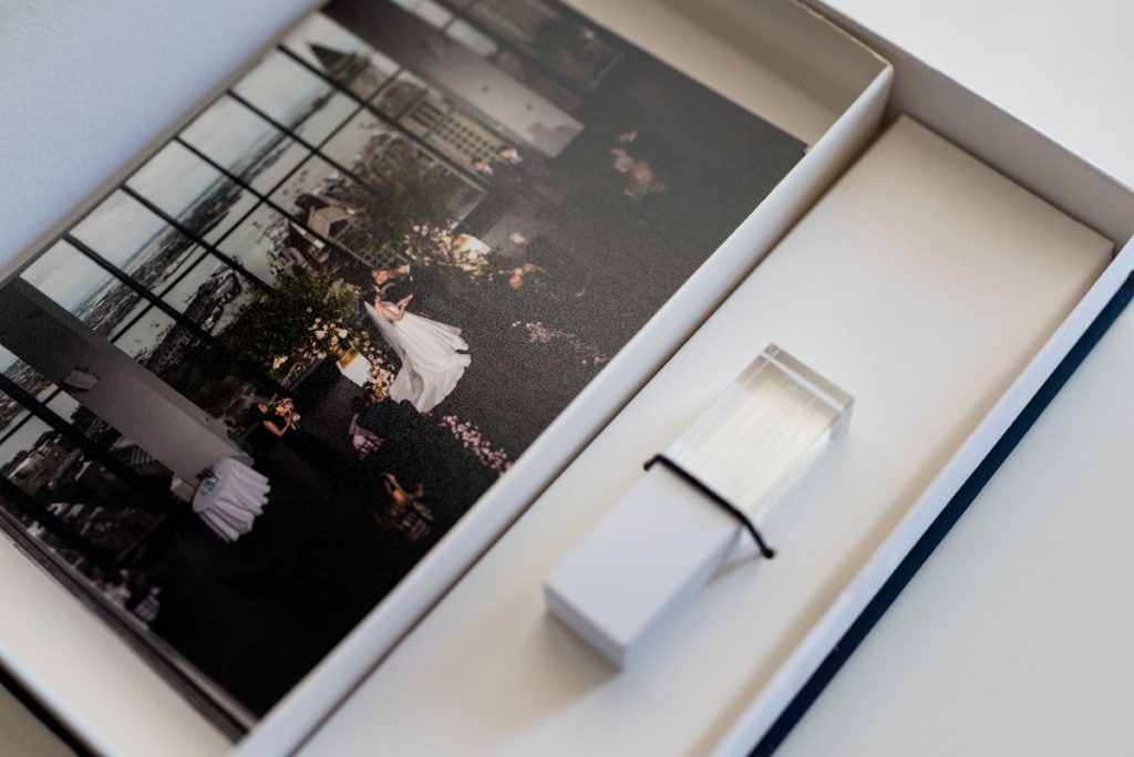 USB delivery of wedding images and photography