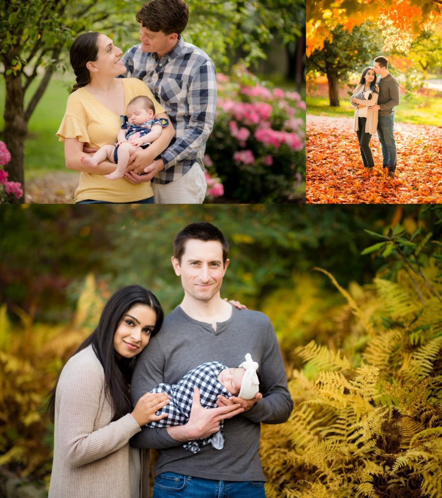 outdoor newborn photography