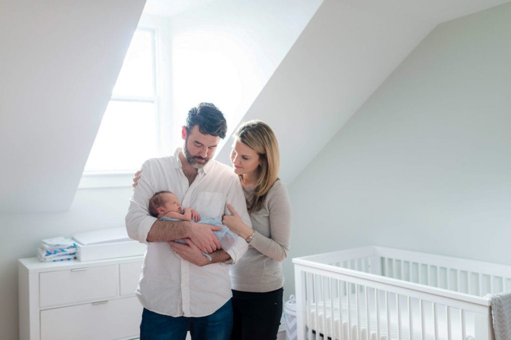 Newborn session at home