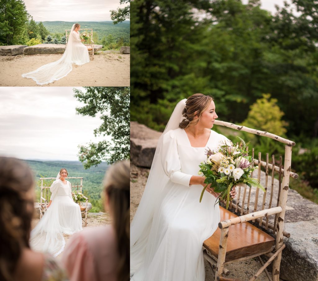 Outdoor bridal photos