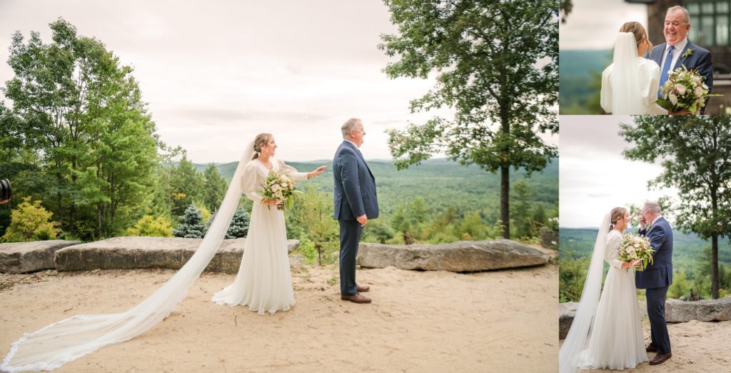 First look with her father