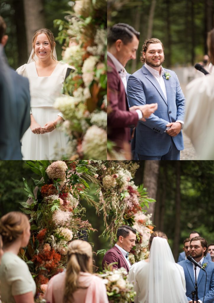 The wedding ceremony