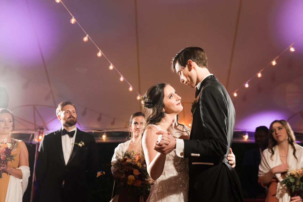 First dance of the newlyweds