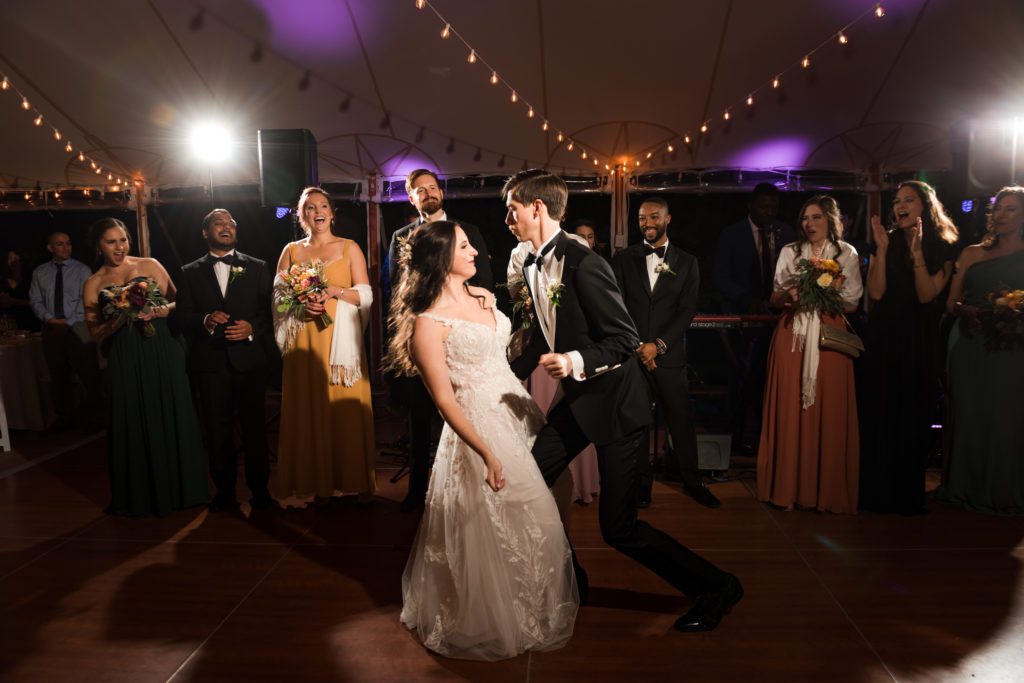 First dance of the newlyweds