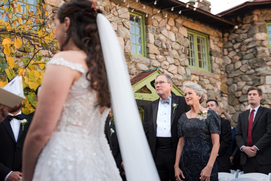 Fall Wedding Ceremony Willowdale Estate