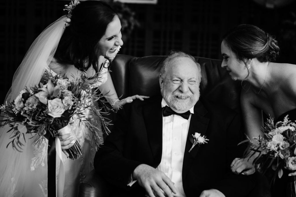 Family formal portraits after wedding ceremony at Willowdale Estate