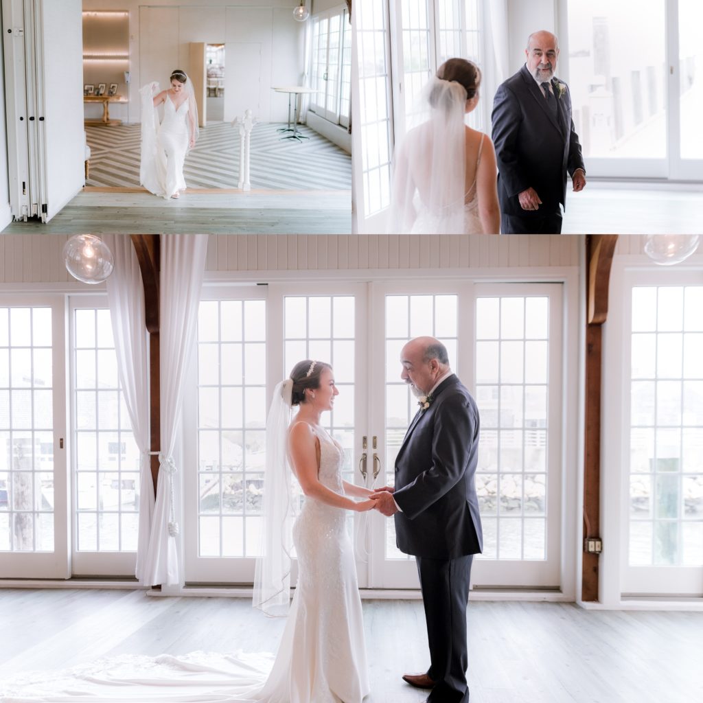 First look with Father at Hydrangea Room