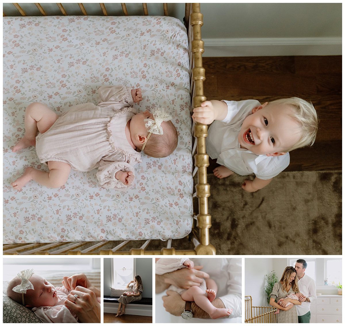 Newborn images related to at home lifestyle photography